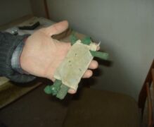 A doll from approx. 1850 found underneath the floorboards when working on the insulation